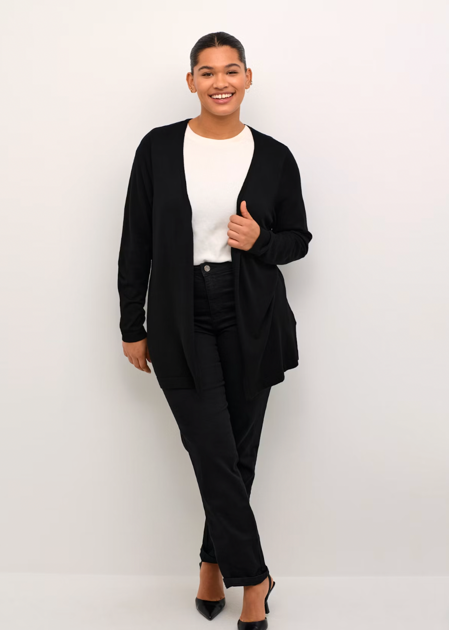 Svart klassisk cardigan