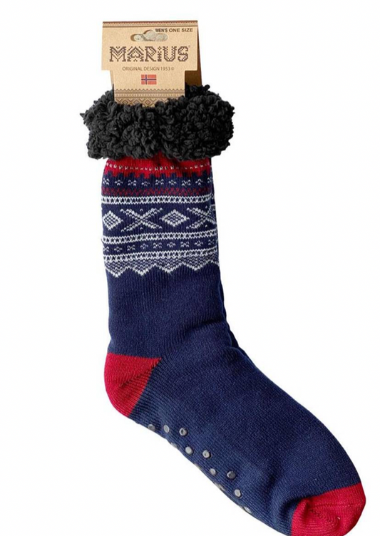 Deilige kosesokker med mariusmønster