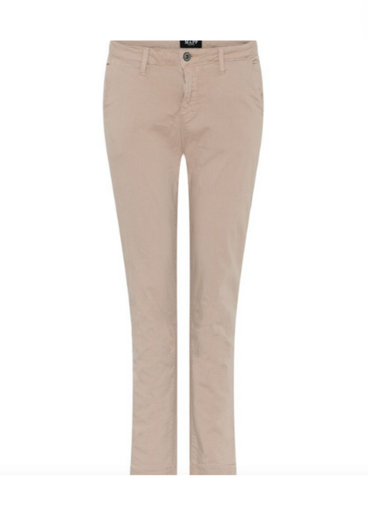 Beige chinos-bukse