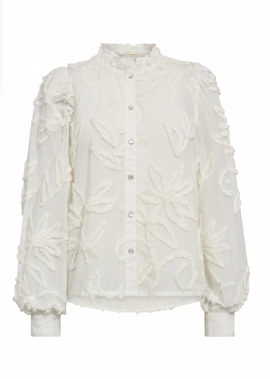 Lekker skjorte med broderinger