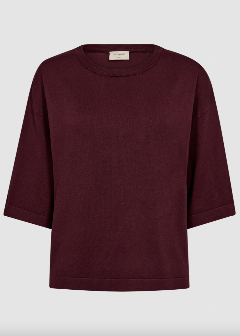 Burgunderfarget overdel