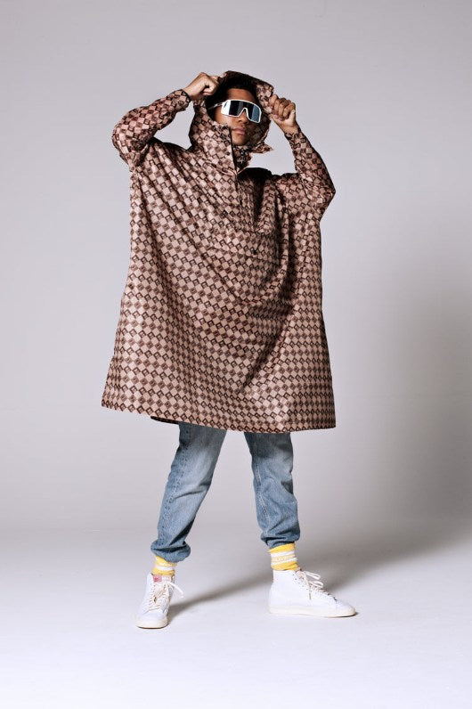 Damier regnponcho