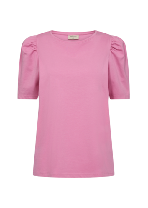Rosa t-skjorte med puff