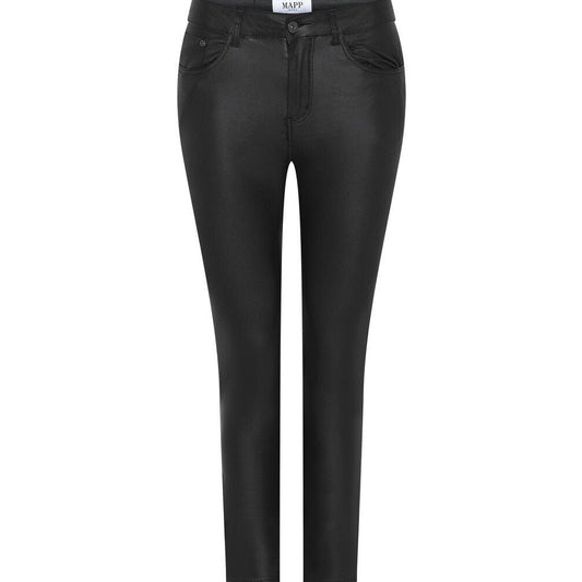 Bow Coated Jeans