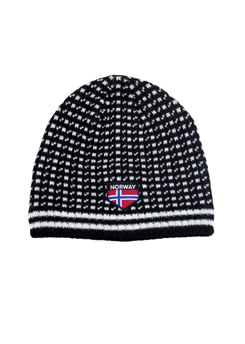 Islender lue svart hvit