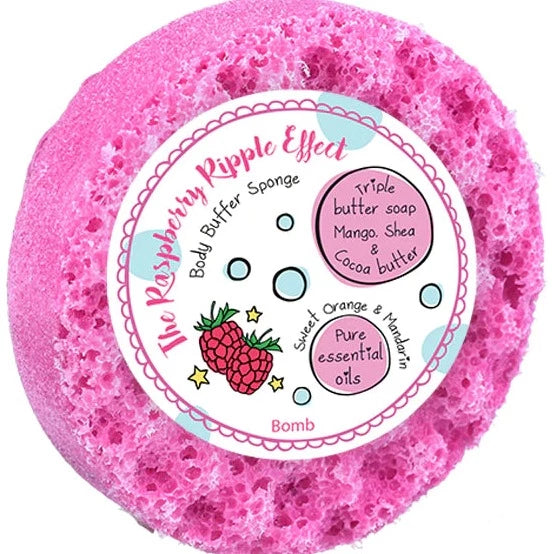 The Raspberry Ripple Effect Body Buffer Shower Soap