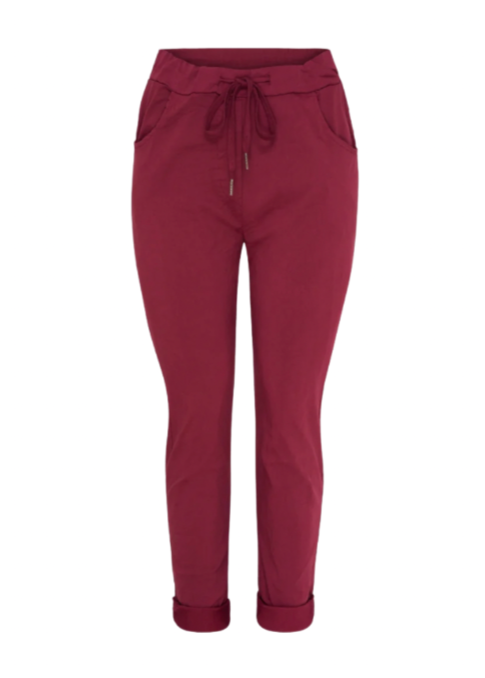 Behagelig bukse med tettsittende passform