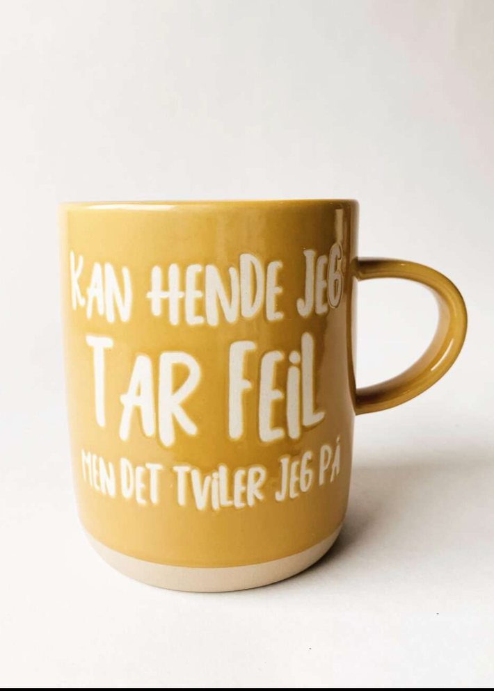 Krus kan hende jeg tar feil