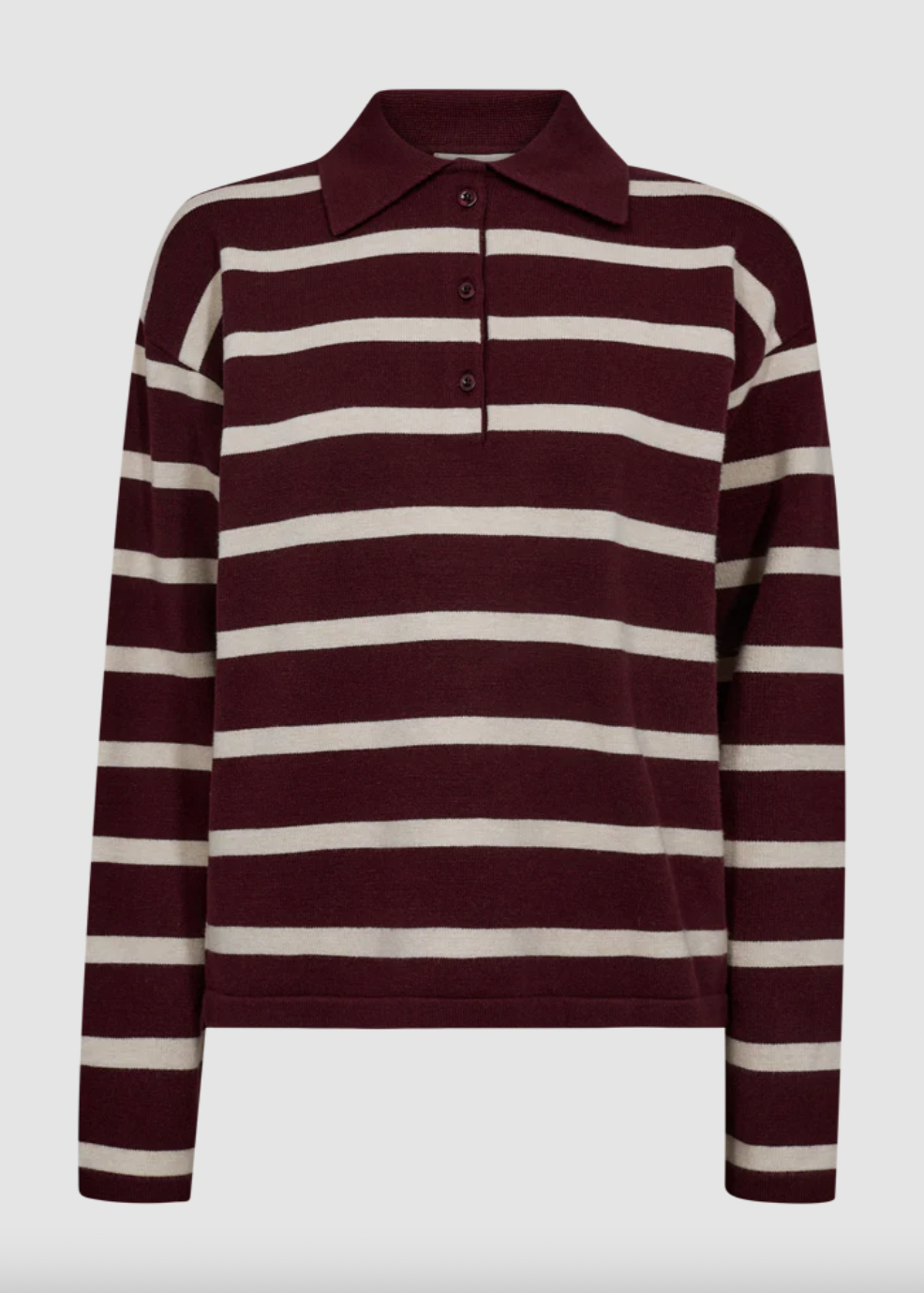 Langermet genser med striper