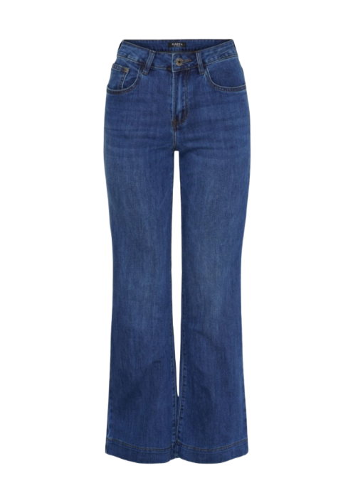 Klassisk jeans med vide ben