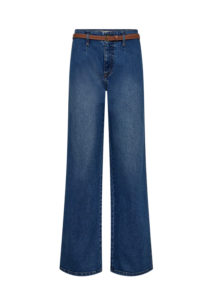 Jeans med rette vide ben