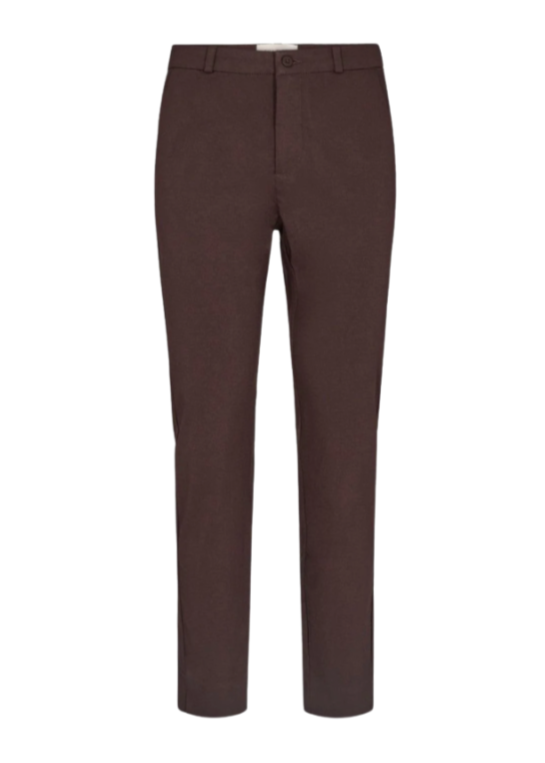 Brun bukse med ankellengde