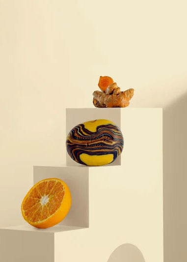 Stone soap gurkemeie