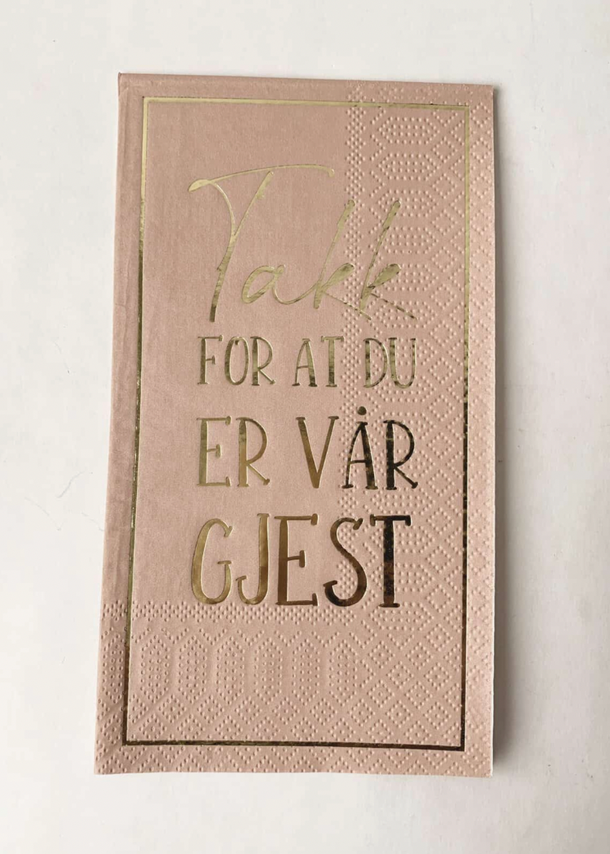 Takk for at du er vår gjest