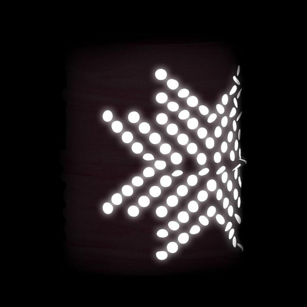 Sølvfaks hals med refleks, lys rosa