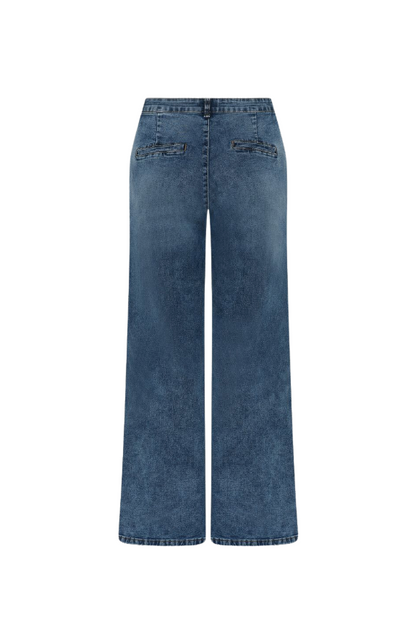 Jeans med skrå lommer