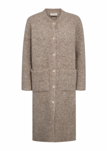 cardigan med knapper og lommer