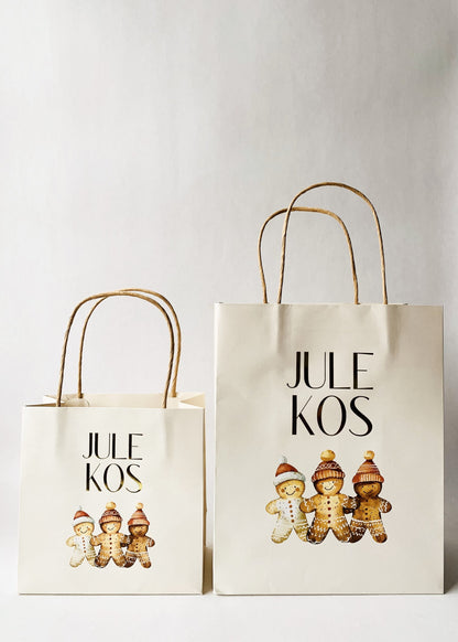 Gavepose med julemotiv 16 * 16 cm