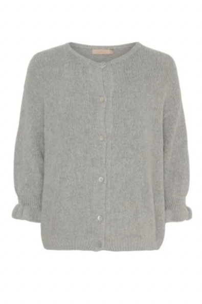 Strikket cardigan med knapper