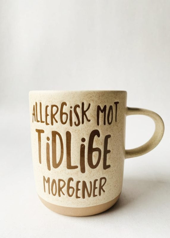 Krus med tekst
