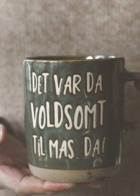 Krus med tekst
