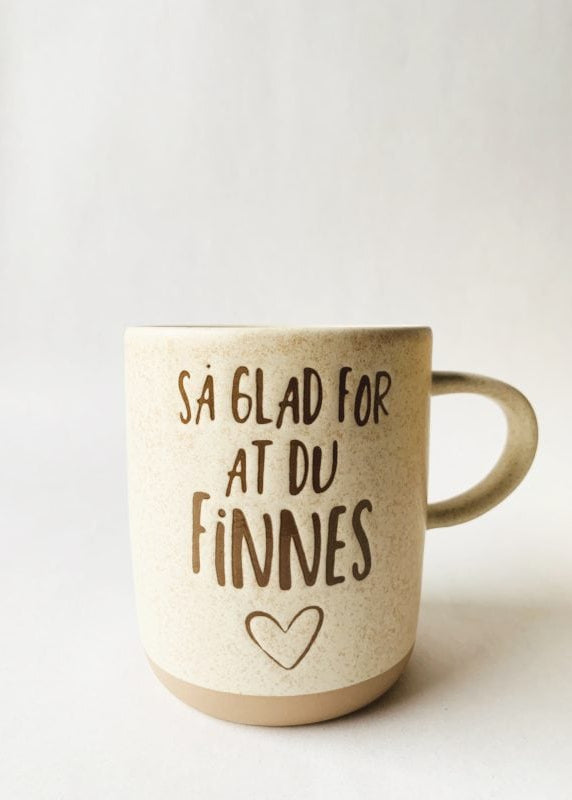 Krus med tekst