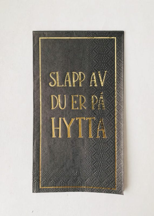 Servietter med tekst