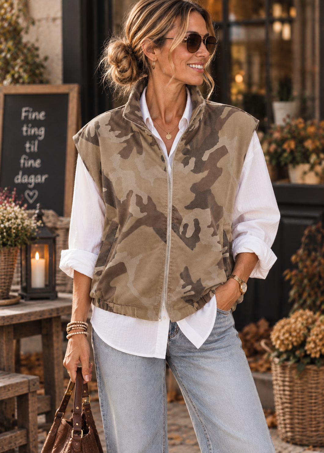 Silver vest