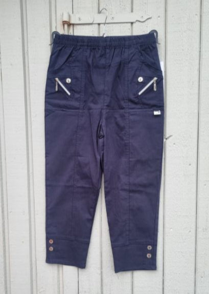 Navy capri bukser