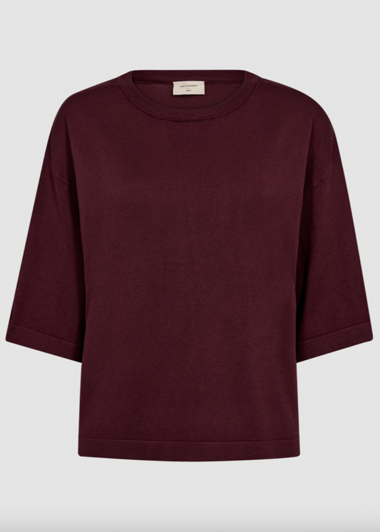 Burgunderfarget overdel