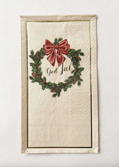 Servietter med tekst