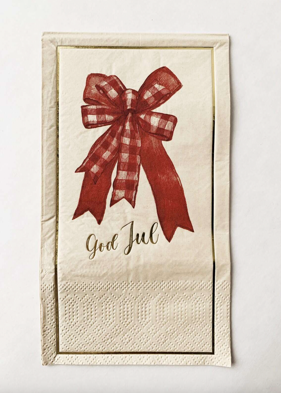 Servietter med tekst