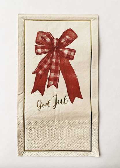 Servietter med tekst