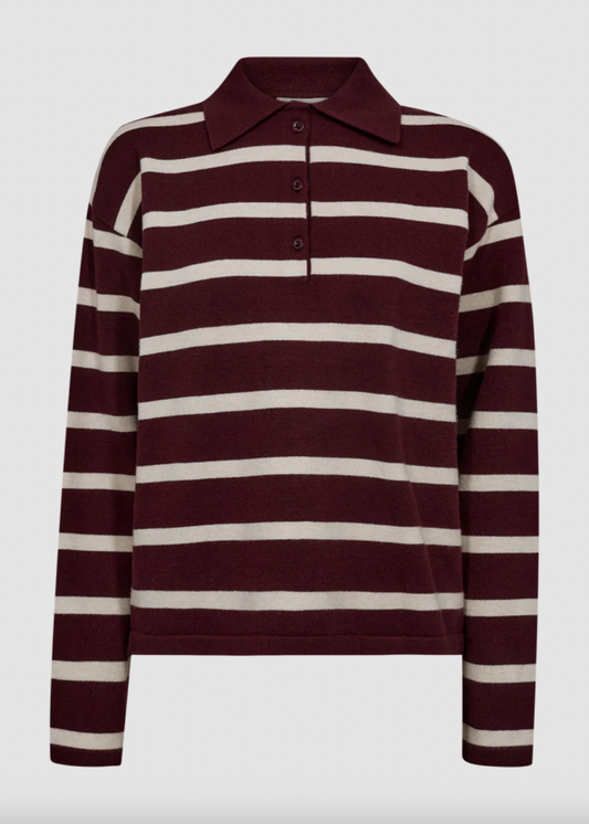 Langermet genser med striper