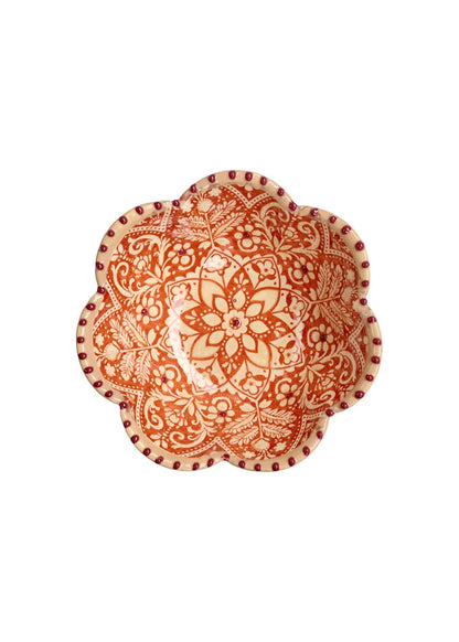 Aris clay scalloped