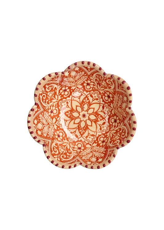 Aris clay scalloped