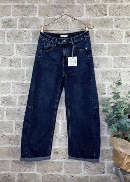 Mørk denim jeans