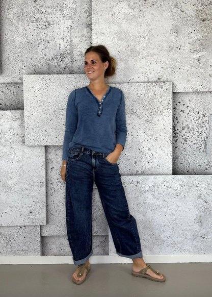 Mørk denim jeans 