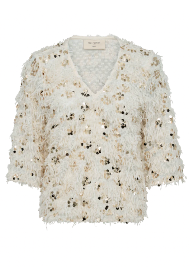 Topp med lekre paljetter