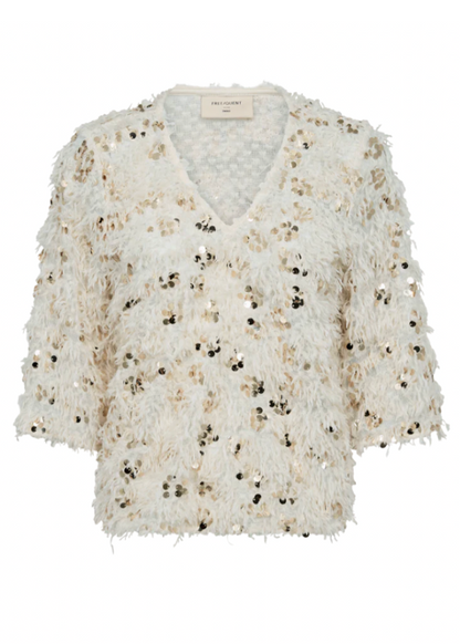 Topp med lekre paljetter