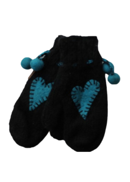 Vott svart og turkis