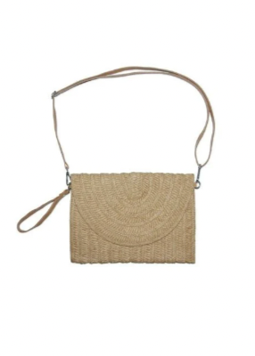 Beige veske clutch