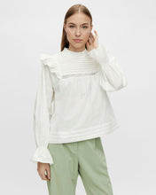 Last inn bildet i Galleri-visningsprogrammet, Hvit nydelig bluse fra Y.A.S
