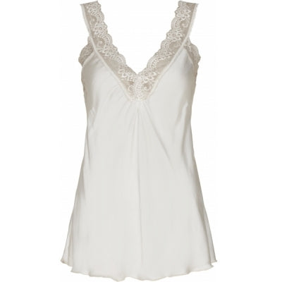 Singlet med blondekant