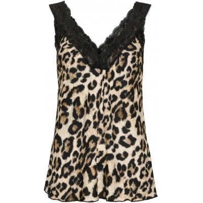 Singlet med blondekant