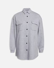 Last inn bildet i Galleri-visningsprogrammet, Oversized grå skjortejakke
