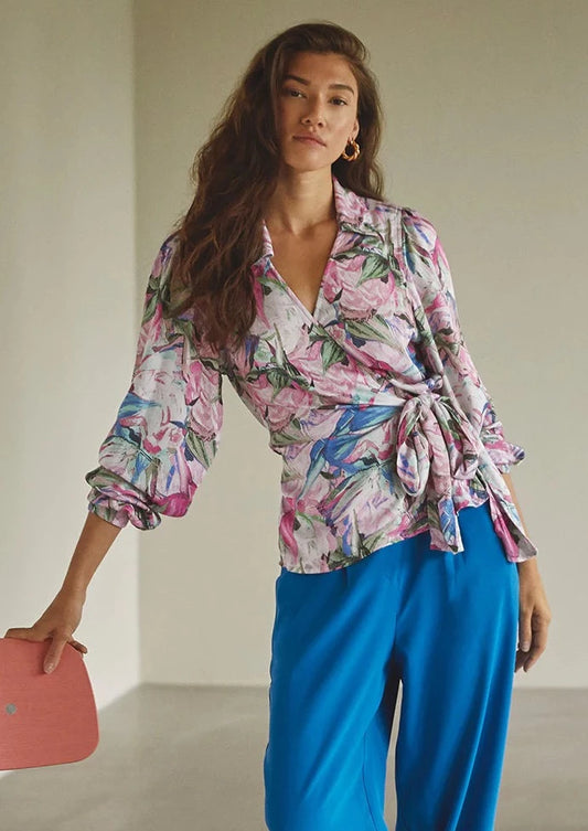 Mercy Wrap Blouse